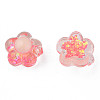 Transparent Epoxy Resin Cabochons CRES-N034-21C-1