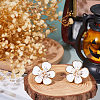 6Pcs Alloy Enamel Cufflinks DIY-FH0009-79A-4