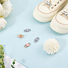 Alloy & Resin Shoelace Charms FIND-CP0002-94C-3