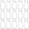 60Pcs 316 Surgical Stainless Steel Hoop Earrings Findings STAS-BBC0010-02-7