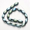 Electroplate Non-magnetic Synthetic Hematite Beads Strands G-F300-11A-07-2