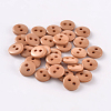 2-Hole Flat Round Resin Sewing Buttons for Costume Design BUTT-E119-14L-09-1