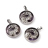 Natural Amethyst Pendants G-H281-05G-1