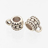 Charm Carrier Barrel Tibetan Silver Tube Bails AB644H-2