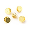 120Pcs Brass Lapel Pin Backs KK-J303-01G-3