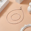 Bead Stretch Bracelets and Beaded Necklace Sets for Women SJEW-JS01274-7