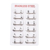 304 Stainless Steel Huggie Hoop Earrings EJEW-O087-09D-P-3