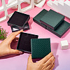 5Pcs Rhombus Textured Cardboard Jewelry Packing Boxes with Sponge Inside CBOX-TA0001-18E-6