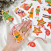 Christmas Theme Paper Gift Christmas Greeting Card Tags DIY-WH0349-93-3