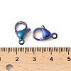 304 Stainless Steel Lobster Claw Clasps STAS-T065-17mm-34RC-3