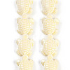 Synthetic Coral Carved Beads Strands CORA-L020-E-06-1