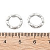 Brass Micro Pave Clear Cubic Zirconia Bead Frame KK-H495-03P-3