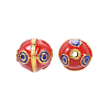 Chinese Style Alloy Enamel Beads ENAM-L015-25A-G-5