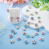 20Pcs Polymer Clay Star & CCB Frame Links Connector Charms CLAY-TADJ0001-06-6