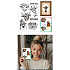 Custom Summer Theme PVC Plastic Clear Stamps DIY-WH0631-0758-9