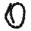 Natural Black Onyx Beads Strands G-F801-F02-04-3