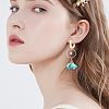 Brass Huggie Hoop Earring Findings KK-AR0001-37G-7