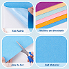 BENECREAT 12Pcs 6 Colors Self-adhesive Felt Fabric DIY-BC0006-23-4
