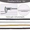 5M Braided Round PU Leather Jewelry Cord OCOR-GF0004-96B-04-2