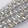 Electroplate Glass Bead Strands EGLA-J140-FR04-16mm-1