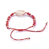 Adjustable Nylon Thread Braided Bead Bracelets BJEW-JB05211-03-2