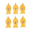 Dyed Natural White Jade Pendants X-G-Z134-06G-01-1
