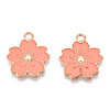 Alloy Enamel Pendants X-ENAM-S121-115I-2