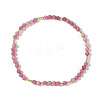 Natural Rhodonite Round Beads Stretch Bead Bracelets for Women CQ7665-1-3
