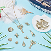 18Pcs 9 Styles Alloy Pendants TIBEP-ME0001-08-4