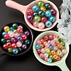 Transparent Crackle Acrylic Beads CACR-TA0001-03-4