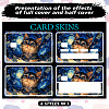 Plastic Waterproof Card Stickers STIC-WH0032-023-2