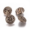 Alloy Shank Buttons BUTT-WH0014-05A-2