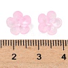 Dyed & Heated Glass Bead Caps GLAA-C042-01N-3