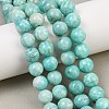 Natural Amazonite Beads Strands G-F461-12-10mm-01-13
