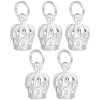 5Pcs 925 Sterling Silver Charms STER-BBC0002-19-1