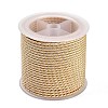 11M Polyester Braided Cord with Cotton Core & Metallic Thread OCOR-Z006-01-08-1