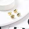 Ion Plating(IP) 304 Stainless Steel Stud Earrings EJEW-P300-01G-2