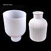 DIY Grooved Column Vase Silicone Molds DIY-E047-01-4
