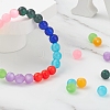 160Pcs 8 Colors Imitation Cat Eye Resin Beads RESI-YW0001-11-8