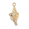304 Stainless Steel Rhinestone Pendants SA-CBAAE04-05D-G-1