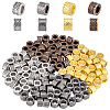 120Pcs 4 Colors Tibetan Style Alloy European Beads FIND-SC0002-22-1