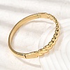 304 Stainless Steel Hinged Bangles for Women BJEW-B168-13G-3