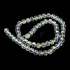 Electroplate Glass Beads Strands EGLA-C003-04-2