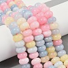 Dyed Natural White Jade Beads Strands X-G-G107-A14-01-4