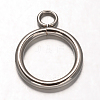 Ring 304 Stainless Steel Pendants STAS-F075-P17A-1
