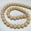 Eco-Friendly Round Baking Paint Glass Beads Strands HY-A003-10mm-RV11-2