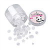 100Pcs 5 Style Transparent Frosted Acrylic Beads FACR-PJ0001-02-2