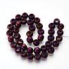 Electroplate Non-magnetic Synthetic Hematite Beads Strands G-Q486-80-2