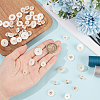 50Pcs 5 Styles 1-Hole Resin Shank Buttons BUTT-CY0001-43-3