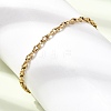 3MM 304 Stainless Steel Twisted Oval Link Chain Bracelets for Man and Women SA-CBAB767-17A-G-3